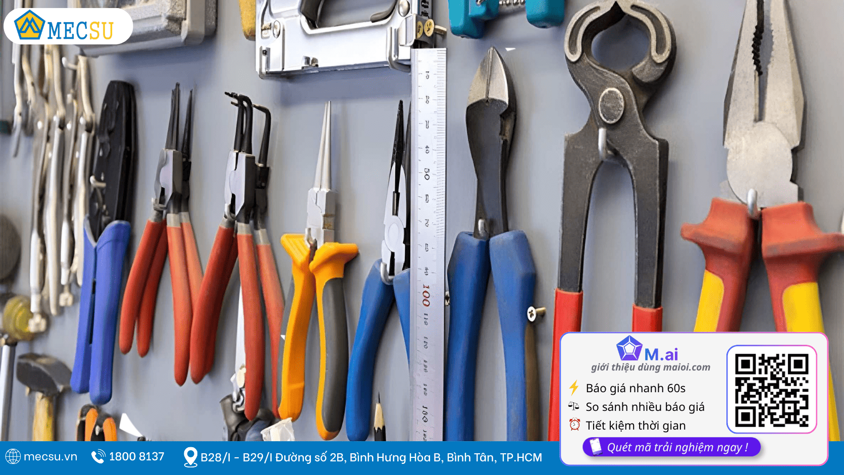 [Hand Tools] Kìm Là Gì ? Phân Loại Và Chọn Đúng Cho Xưởng 2026